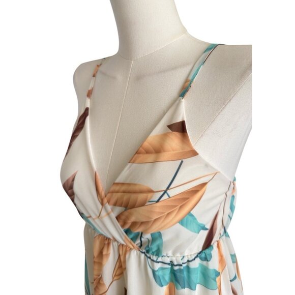 NWT New Style Italy Spaghetti Strap V-Neck Lightweight Pullover Dress Women's S - Picture 7 of 13